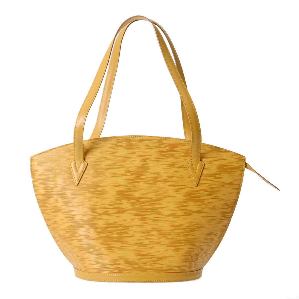 Louis Vuitton Leather Shopping Tassili Bag Yellow Jacques Shoulder Epi Saint - Picture 2 of 11